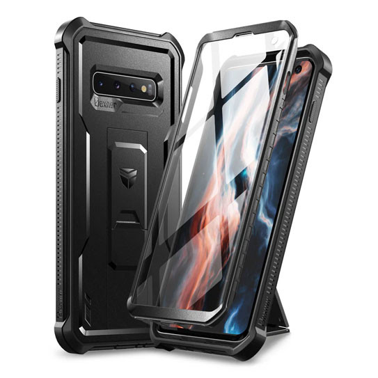 Dexnor Rugged Armor Case Samsung Galaxy S10 - Black