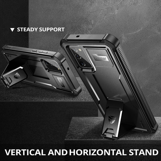 Dexnor Rugged Armor Case Samsung Galaxy Note 20 - Black