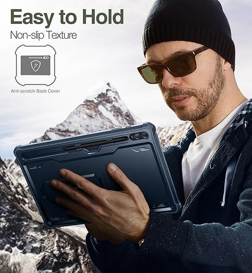 Dexnor Rugged Armor Case Samsung Galaxy Tab S9/S8/S10 Ultra - Blue