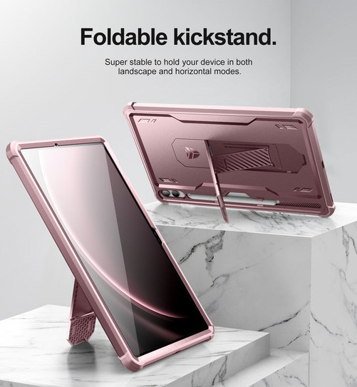 Dexnor Rugged Armor Case Samsung Galaxy Tab S9 FE Plus - Pink