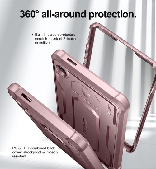 Dexnor Rugged Armor Case Samsung Galaxy Tab A9 - Pink