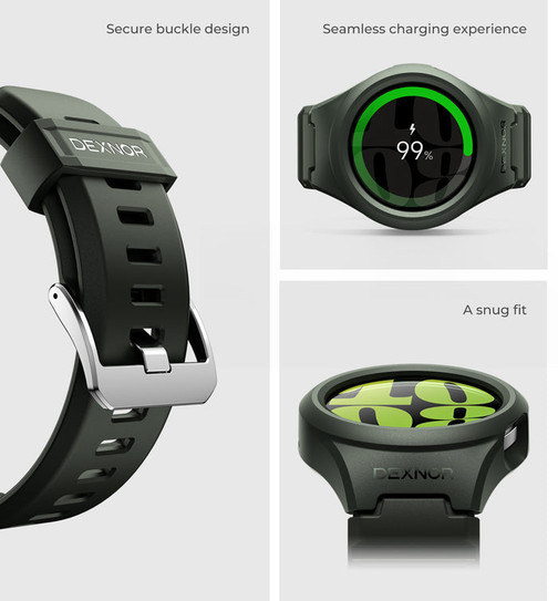 Dexnor Sports Band Case Samsung Galaxy Watch 6 44mm - Green