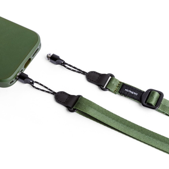 Moment Mobile Adjustable Crossbody Strap - Olive Green