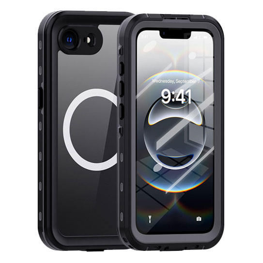Krakatoo Dot WaterProof Case iPhone 17e - Black