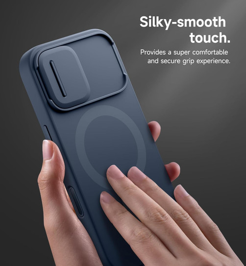 Suritch Flex Armor Case iPhone 17 with Camera Cover and Adjustable Kickstand - Blue