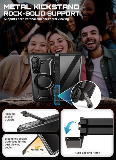 Supcase UB Grip MagSafe Case Samsung Galaxy Z Fold7 - Black