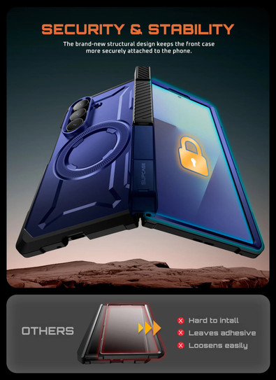 Supcase UB Grip MagSafe Case Samsung Galaxy Z Fold7 - Azure