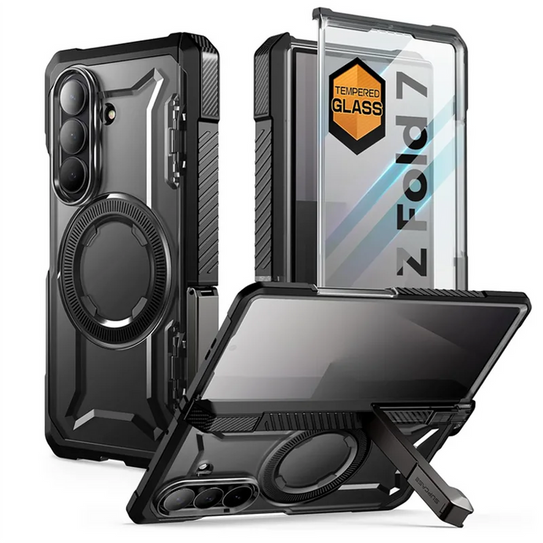 Supcase UB Grip MagSafe Case Samsung Galaxy Z Fold7 - Translucent Black