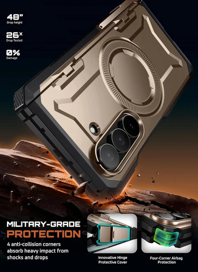 Supcase UB Grip MagSafe Case Samsung Galaxy Z Fold7 - Desert