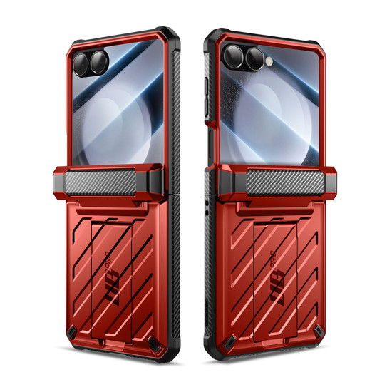 Supcase UB Pro Case Samsung Galaxy Z Flip7 - Metallic Red