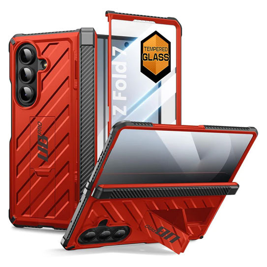 Supcase UB Pro Case Samsung Galaxy Z Fold7 - Metallic Red