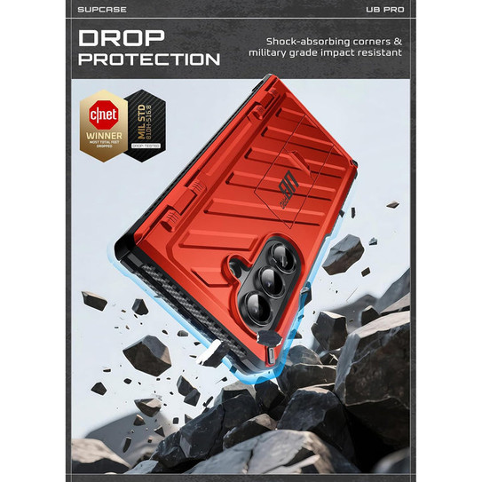 Supcase UB Pro Case Samsung Galaxy Z Fold7 - Metallic Red