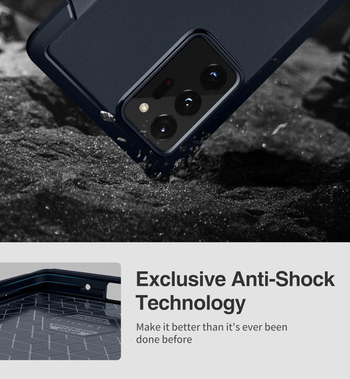 Suritch Case Samsung Galaxy Note 20 Ultra with Built-in Screen Protector - Dark Blue