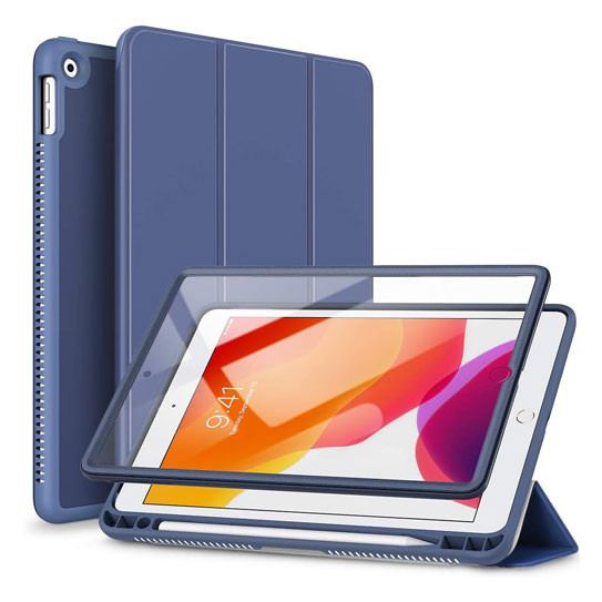 Suritch Protective Smart Cover Case with Stand Case iPad 10.2" 7th/8th/9th - Blue