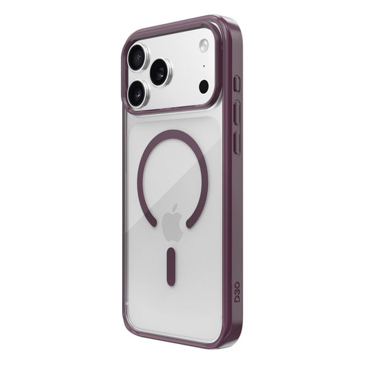 EFM Toronto Case iPhone 18 Pro Max - Plum/Clear