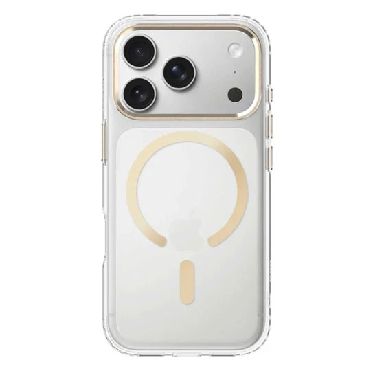 EFM Volta with D3O Zero Case iPhone 18 Pro Max - Clear Gold