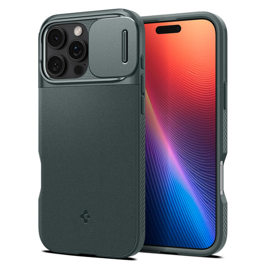 Spigen Optik Armor (MagFit) MagSafe Case iPhone 16 Pro Max - Abyss Green