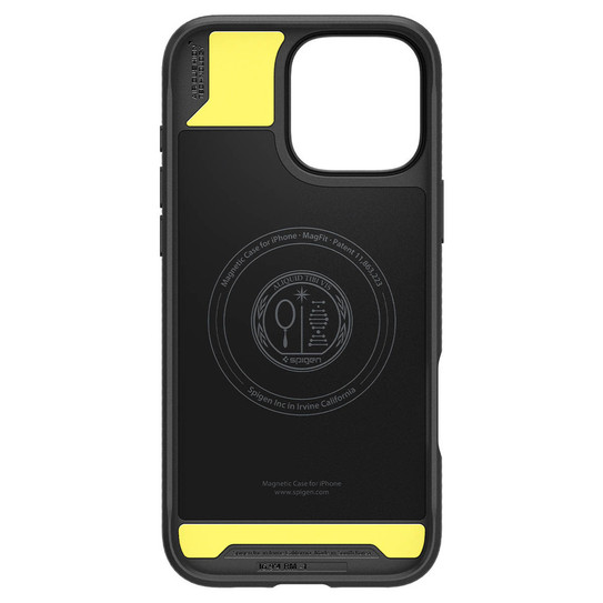 Spigen Rugged Armor MagSafe Case iPhone 16 Pro Max - Black