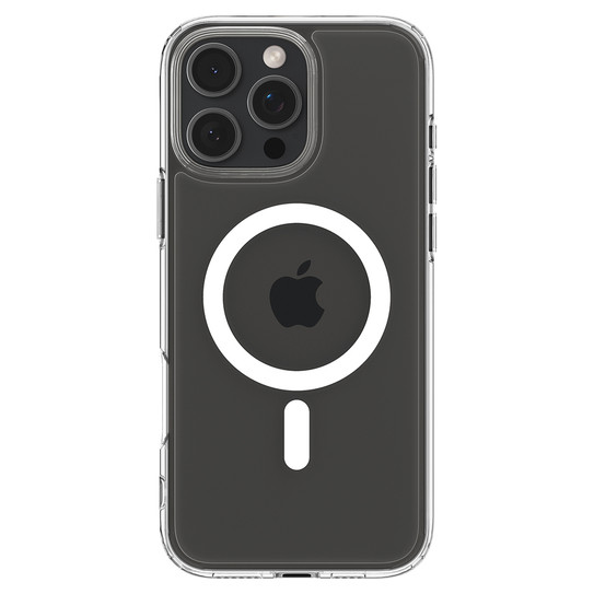 Spigen Ultra Hybrid MagSafe Case iPhone 16 Pro Max - Clear Case /White Ring