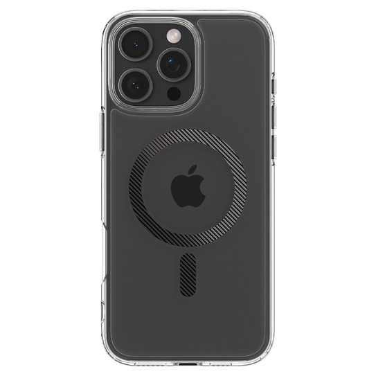 Spigen Ultra Hybrid MagSafe Case iPhone 16 Pro Max - Clear/ Carbon Fiber Ring