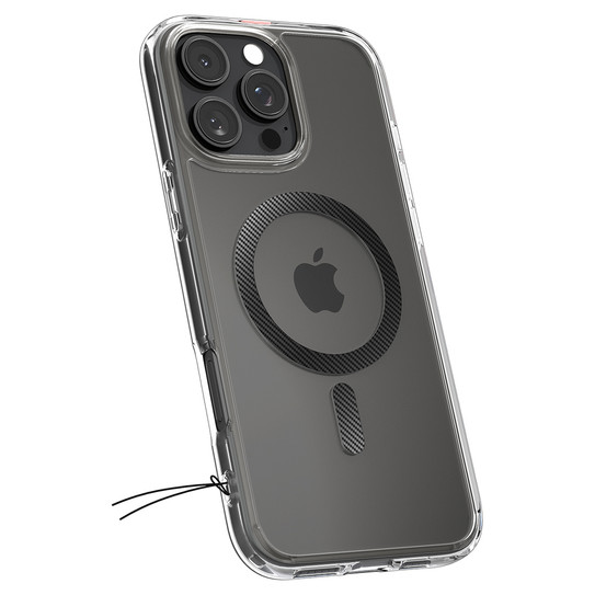 Spigen Ultra Hybrid MagSafe Case iPhone 16 Pro Max - Clear/ Carbon Fiber Ring