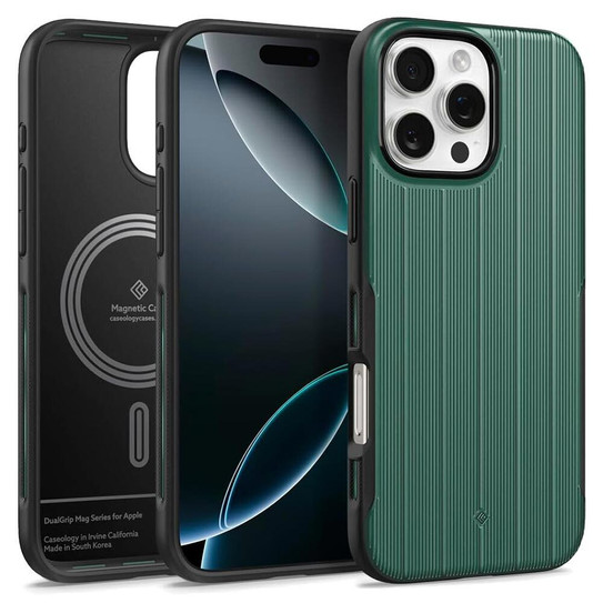 Spigen Caseology Dual Grip MagSafe Case iPhone 16 Pro Max - Jade Green