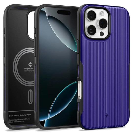 Spigen Caseology Dual Grip MagSafe Case iPhone 16 Pro Max - Cobalt Blue 