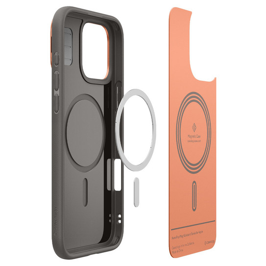 Spigen Caseology Nano Pop Kickstand Case iPhone 16 Pro Max - Papaya Grey