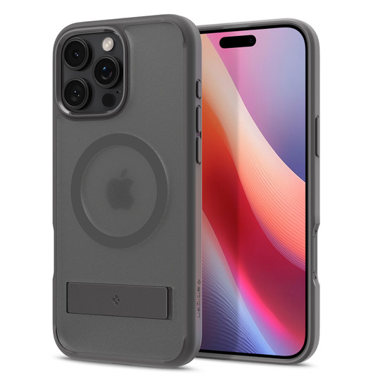 Spigen Ultra Hybrid S MagFit Case iPhone 16 Pro Max - Frost Clear/ Grey Ring