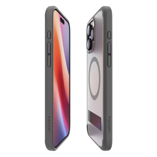 Spigen Ultra Hybrid S MagFit Case iPhone 16 Pro Max - Frost Clear/ Grey Ring