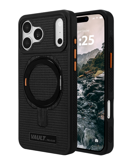 Pelican Vault MagSafe with Stand Case iPhone 18 Pro/17 Pro - Black