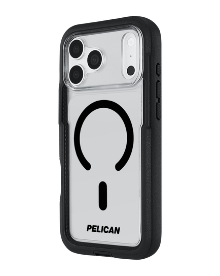 Pelican Voyager MagSafe with Holster Case iPhone 18 Pro/17 Pro - Clear/Black