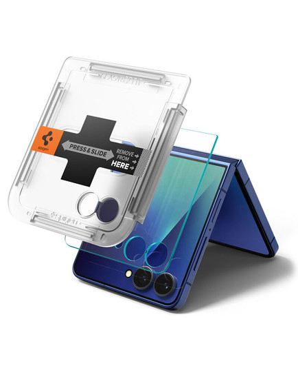 Spigen GLAS.tR EZ Fit 2PCS Screen Protector Samsung Galaxy Z Flip8/ Z Flip7 - Clear 