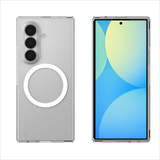 Spigen Air Skin MagSafe Case Samsung Galaxy Z Fold8 Ultra - Clear Case/White Ring