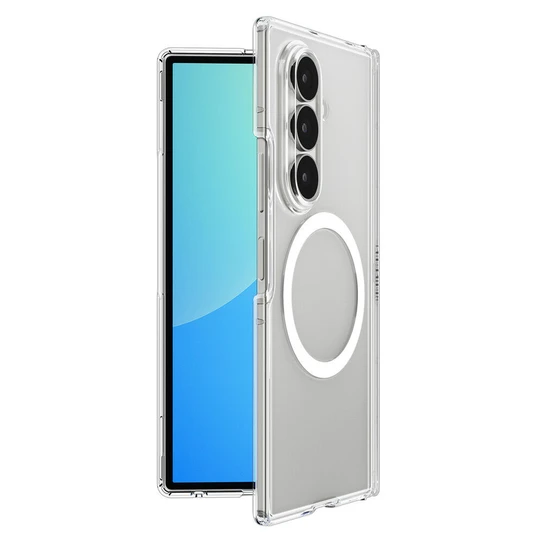 Spigen Ultra Hybrid Pro MagSafe Case Samsung Galaxy Z Fold8 Ultra - Clear Case/White Ring