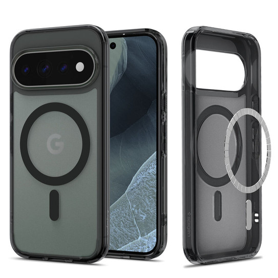Spigen Ultra Hybrid Metal Ring MagFit Case Google Pixel 11 Pro XL - Frost Black