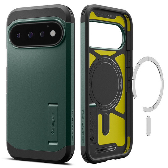 Spigen Tough Armor MagSafe Case Google Pixel 11 Pro - Abyss Green