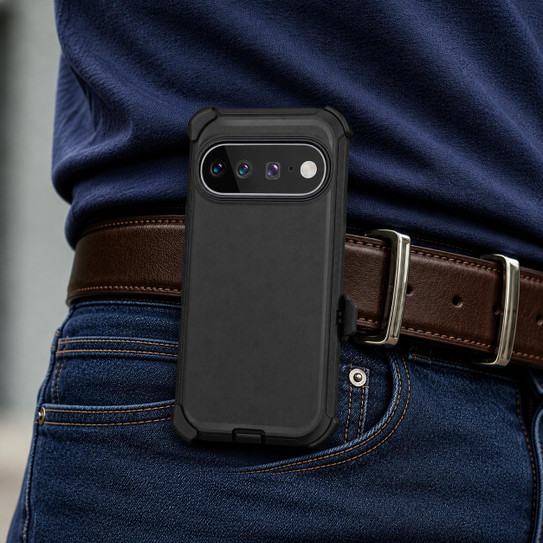 Encased Ranger Case Google Pixel 11 Pro XL with Belt Clip Holster - Black