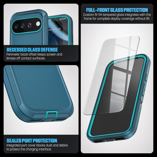 Encased Ranger Case Google Pixel 11 Pro XL with Belt Clip Holster - Blue