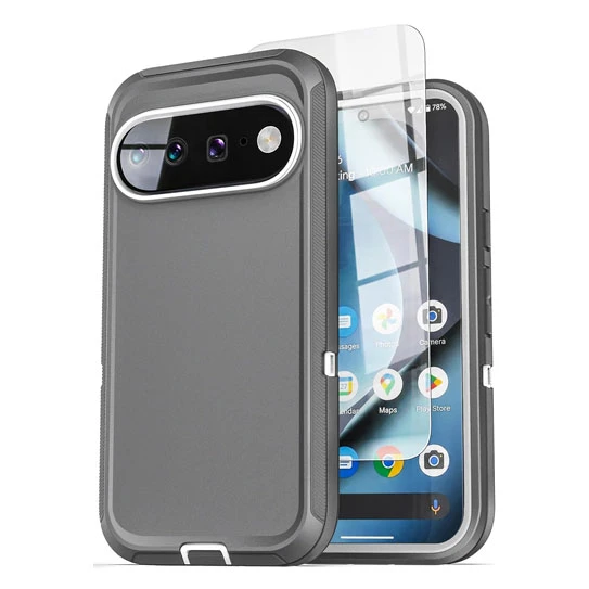 Encased Ranger Case Google Pixel 11 Pro XL with Screen Protector - Grey