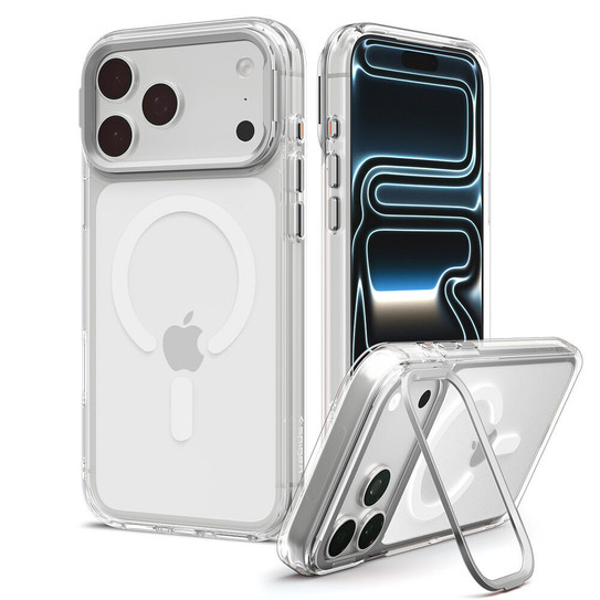 Spigen Ultra Hybrid Optik S MagSafe Case iPhone 18 Pro Max - Clear/Silver