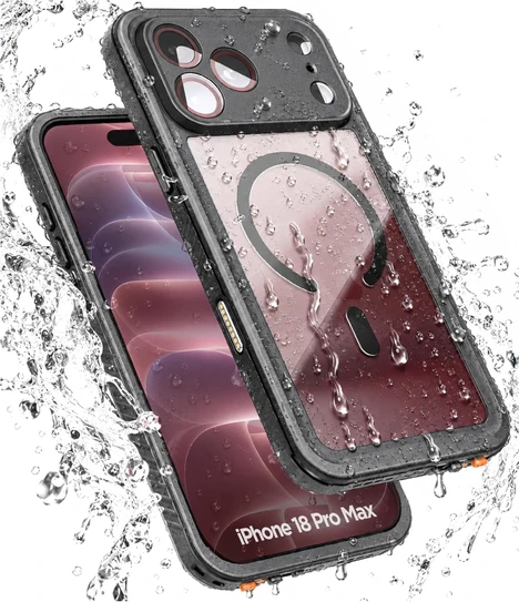 Encased Titan Waterproof Case iPhone 18 Pro Max - Clear