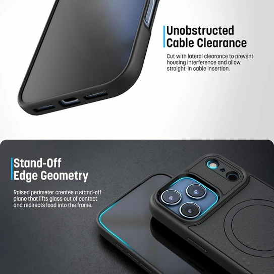 Encased Thin Armor with Belt Clip Holster Case iPhone 18 Pro Max - Black