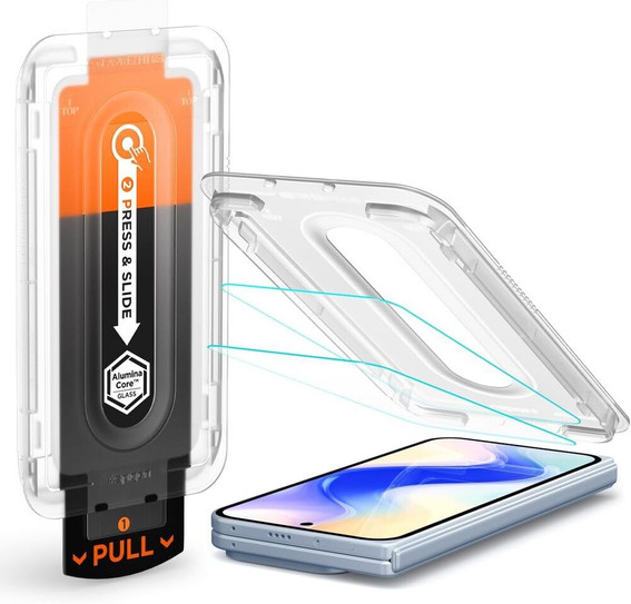 Spigen Glas.tR EZ Fit 2 Pcs Glass Screen Protector Google Pixel 10 Pro Fold - Clear 