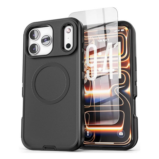 Encased Ranger with Screen Protector Case iPhone 18 Pro - Black