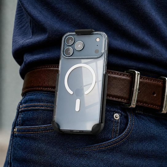 Encased Clear MagSafe with Belt Clip Holster Case iPhone 18 Pro - Clear