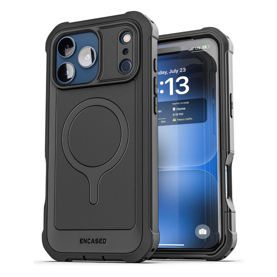 Encased Falcon Case iPhone 18 Pro - Black