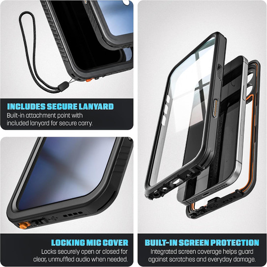 Encased Titan Waterproof Case iPhone 18 Pro - Clear