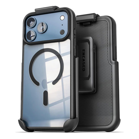 Encased SlimShield with Belt Clip Holster Case iPhone 18 Pro - Clear
