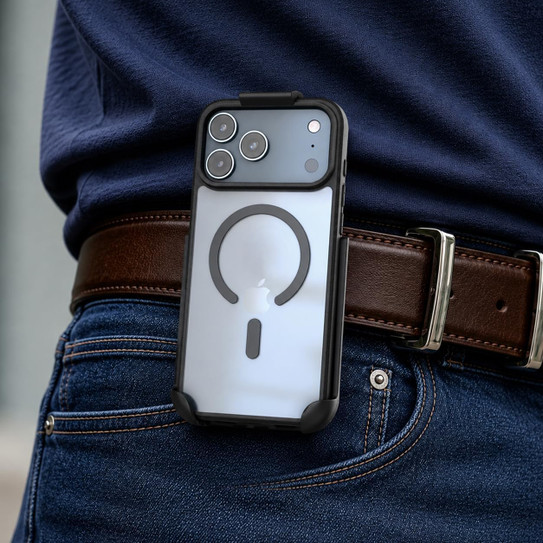 Encased SlimShield with Belt Clip Holster Case iPhone 18 Pro - Clear